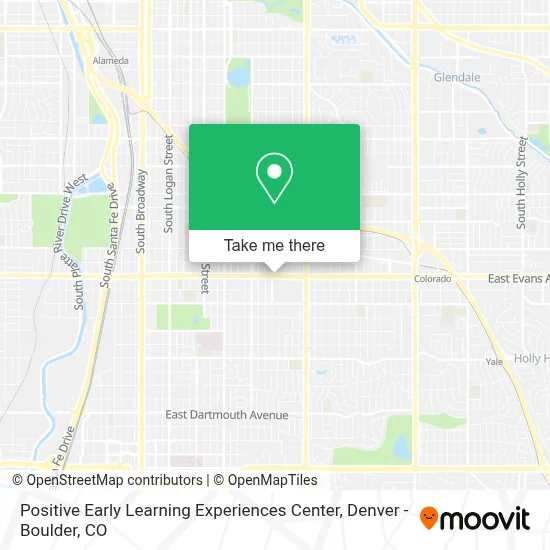 Positive Early Learning Experiences Center map