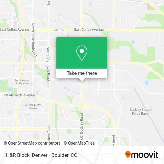 H&R Block map