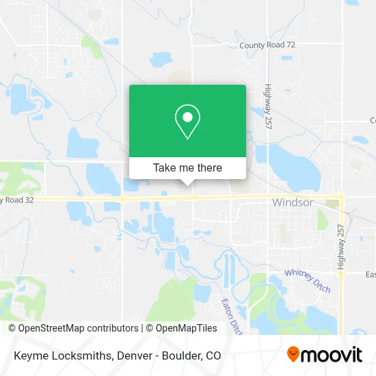 Keyme Locksmiths map