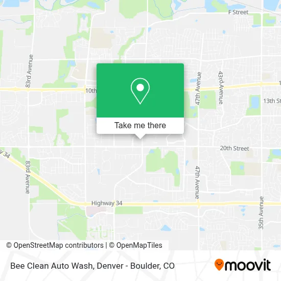 Bee Clean Auto Wash map