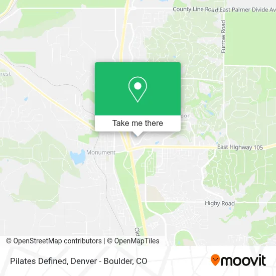 Pilates Defined map