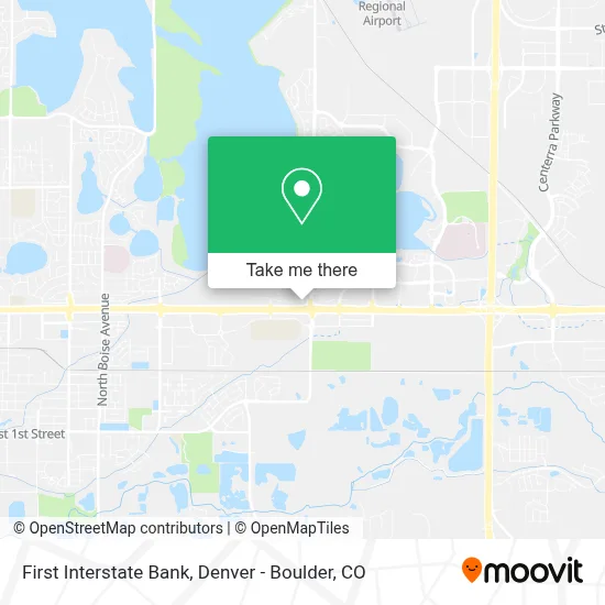 First Interstate Bank map