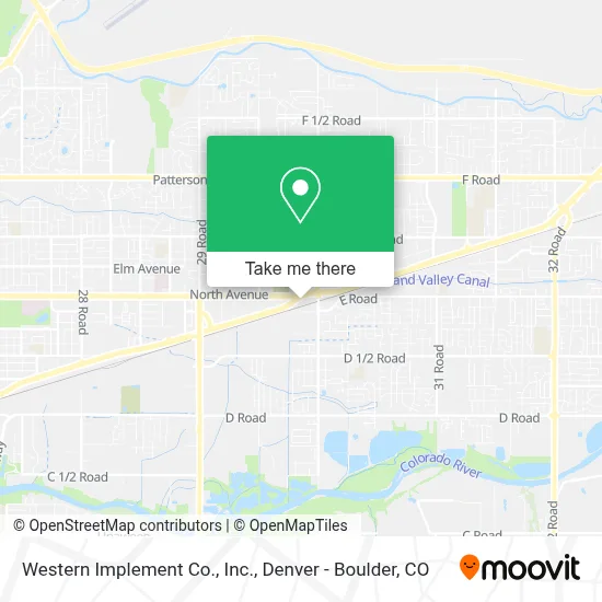 Western Implement Co., Inc. map