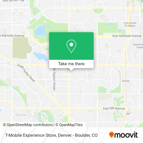 T-Mobile Experience Store map