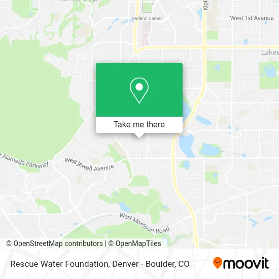 Rescue Water Foundation map