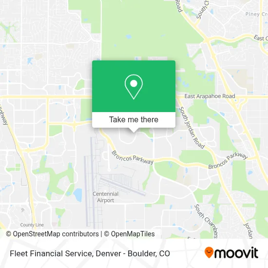 Fleet Financial Service map