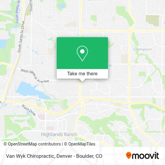 Van Wyk Chiropractic map