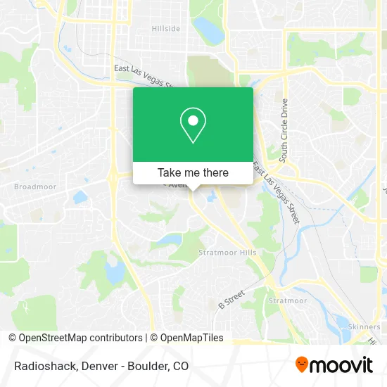 Radioshack map