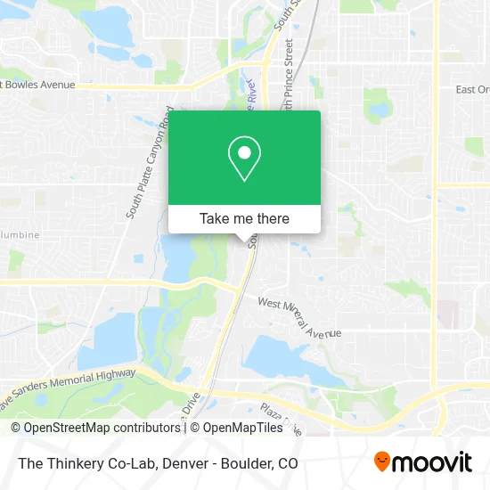 The Thinkery Co-Lab map