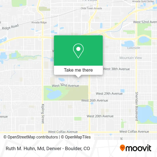 Ruth M. Huhn, Md map