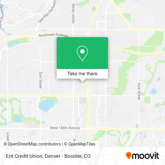 Ent Credit Union map