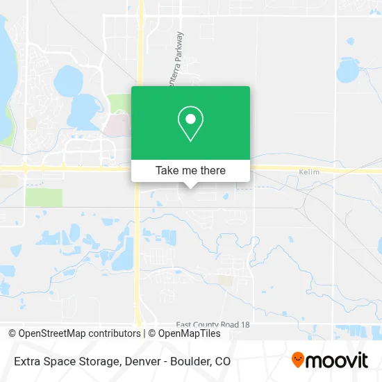 Extra Space Storage map