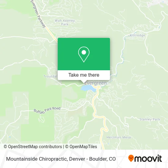 Mountainside Chiropractic map