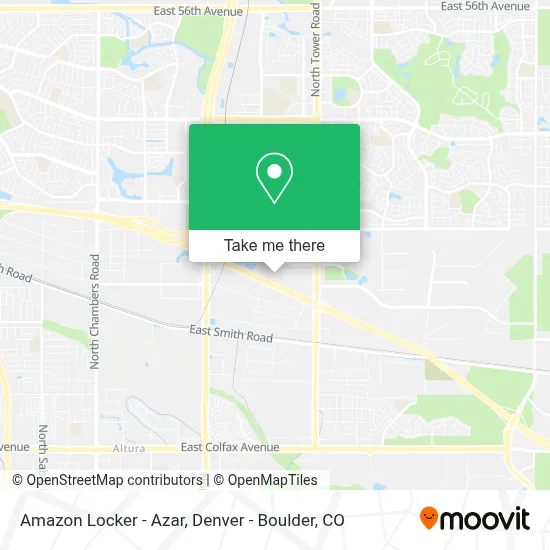 Amazon Locker - Azar map