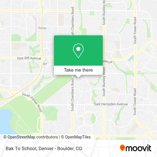 Bak To School map