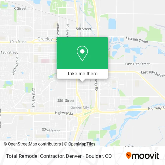 Total Remodel Contractor map