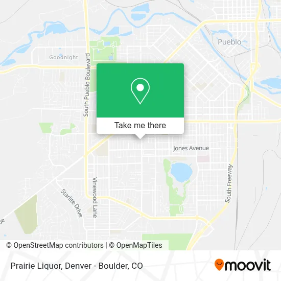 Prairie Liquor map