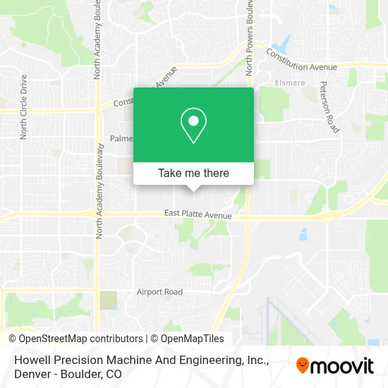 Howell Precision Machine And Engineering, Inc. map