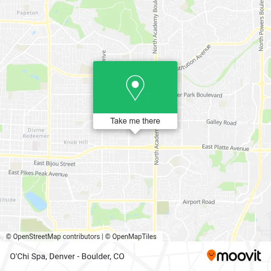 O'Chi Spa map