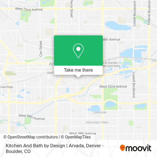 Kitchen And Bath by Design | Arvada map