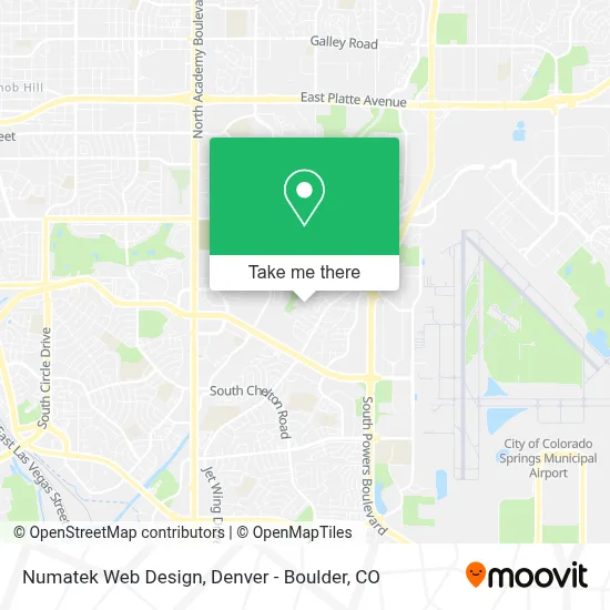 Numatek Web Design map