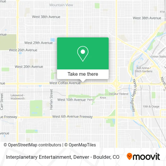 Interplanetary Entertainment map