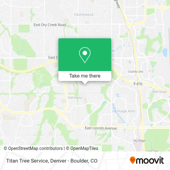 Titan Tree Service map