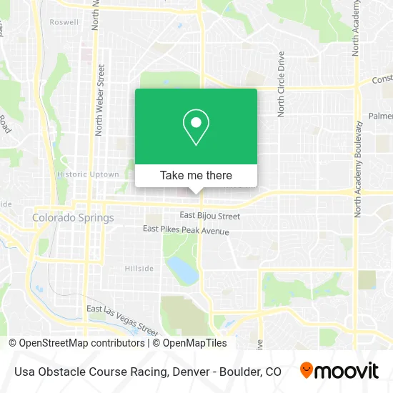 Usa Obstacle Course Racing map