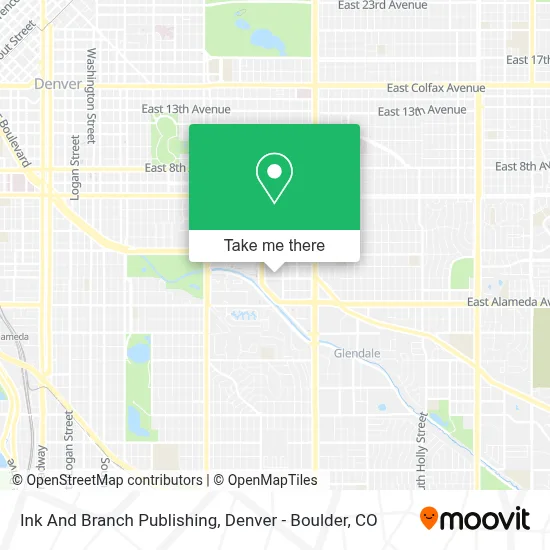 Ink And Branch Publishing map
