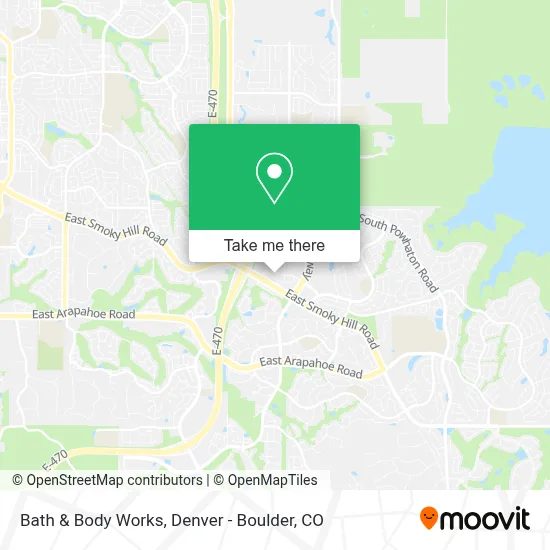 Bath & Body Works map