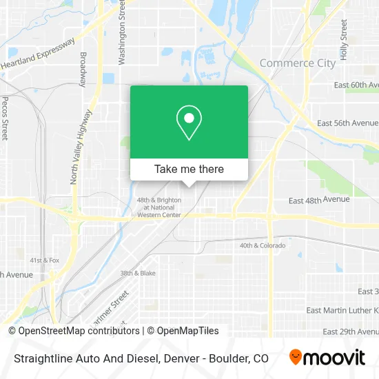 Straightline Auto And Diesel map