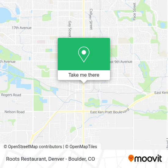 Roots Restaurant map