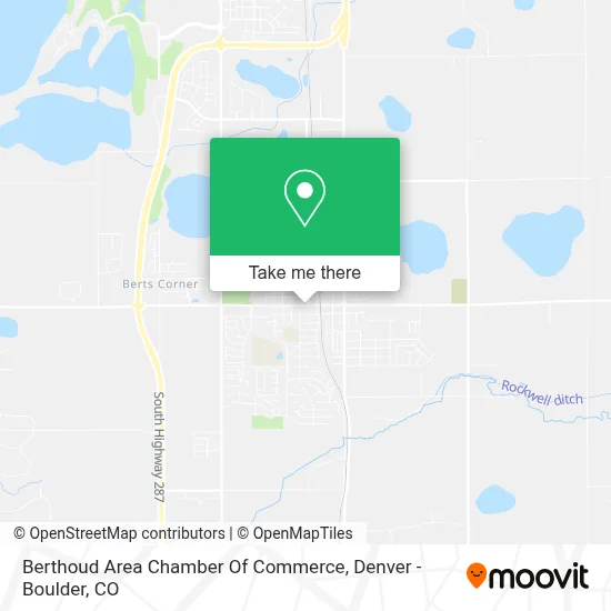 Berthoud Area Chamber Of Commerce map