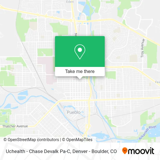 Uchealth - Chase Devalk Pa-C map