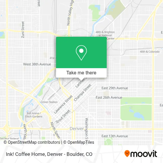 Ink! Coffee Home map