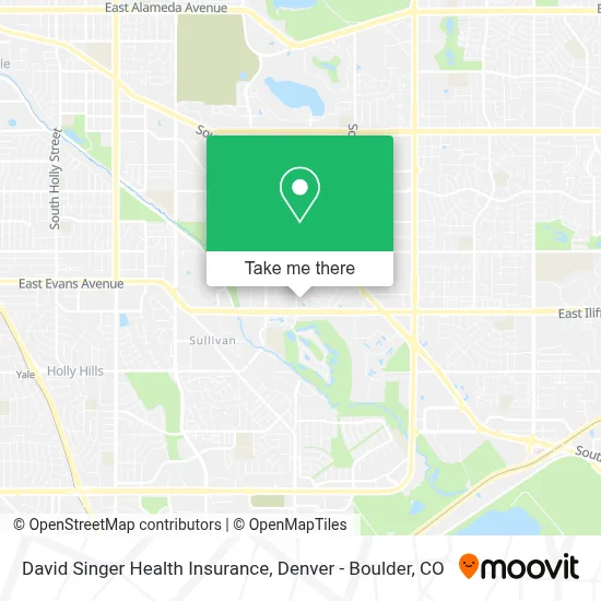David Singer Health Insurance map