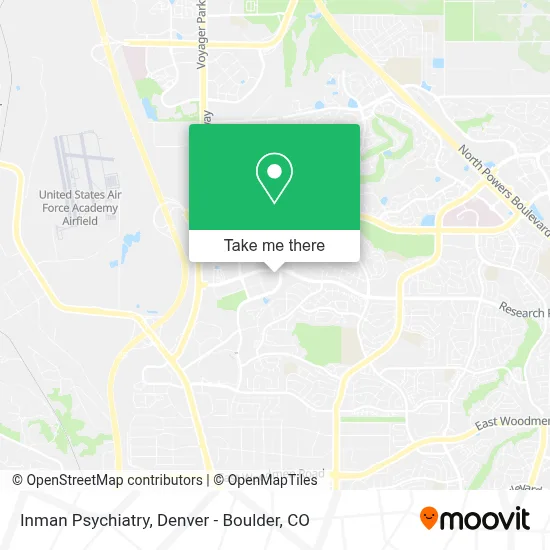 Inman Psychiatry map