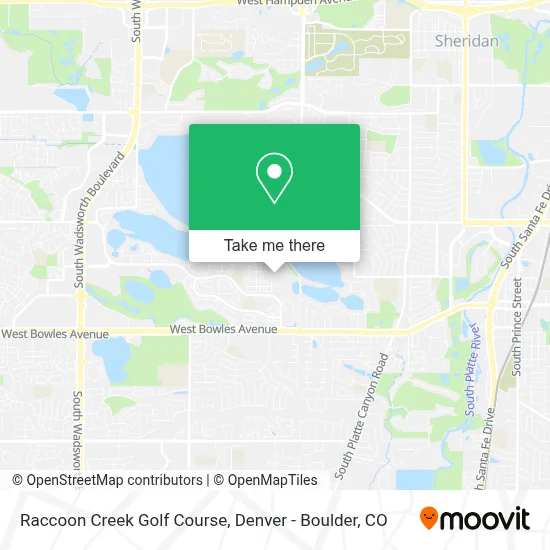 Raccoon Creek Golf Course map