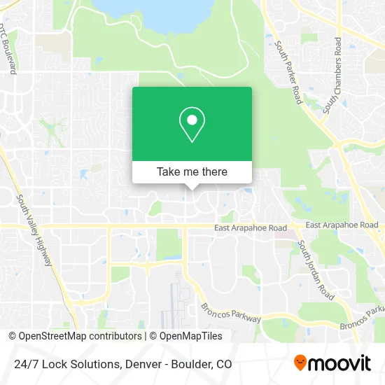 24/7 Lock Solutions map