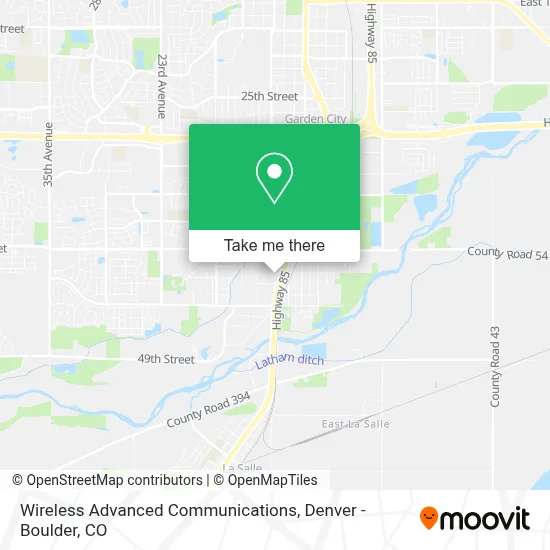 Wireless Advanced Communications map