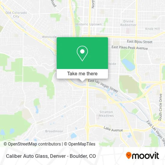Caliber Auto Glass map