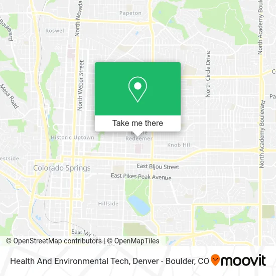Health And Environmental Tech map