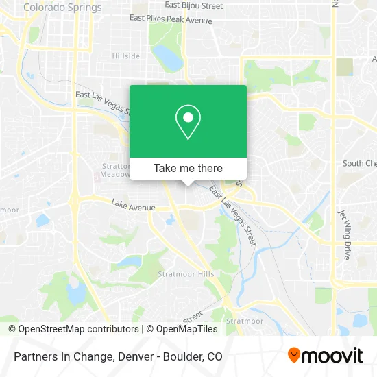 Partners In Change map