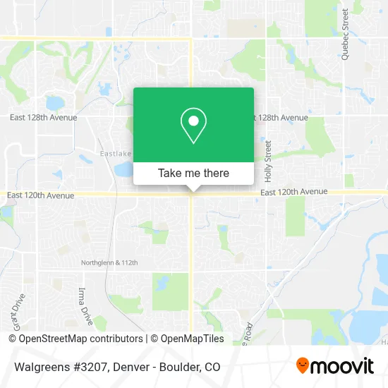 Walgreens #3207 map