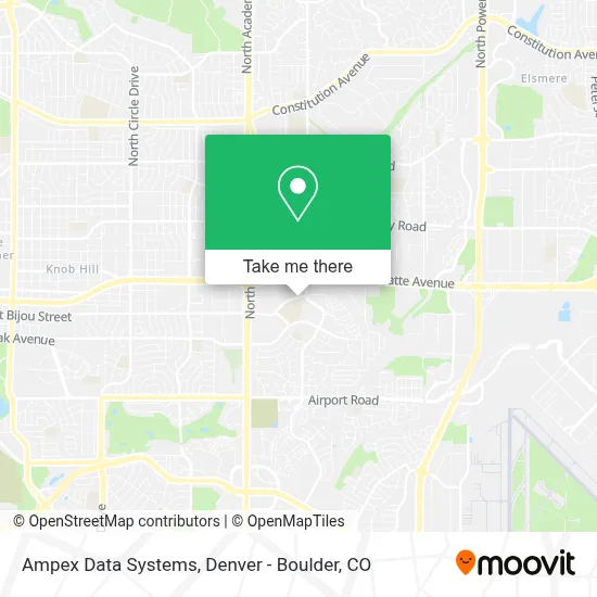 Ampex Data Systems map