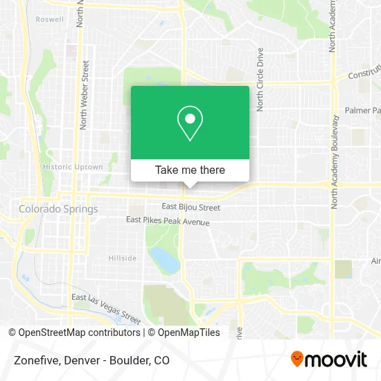 Zonefive map