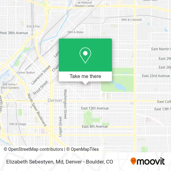 Elizabeth Sebestyen, Md map