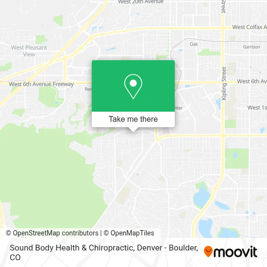 Sound Body Health & Chiropractic map