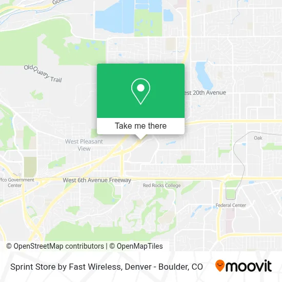 Sprint Store by Fast Wireless map