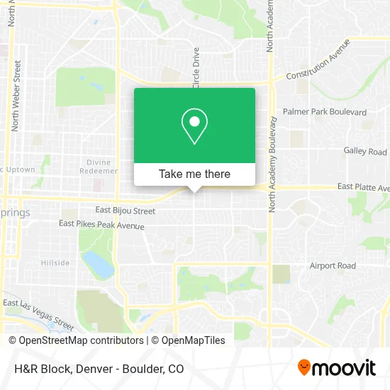 H&R Block map